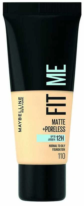 Makiažo pagrindas Maybelline Fit Me Matte+Poreless (110 Porcelain) 30ml
