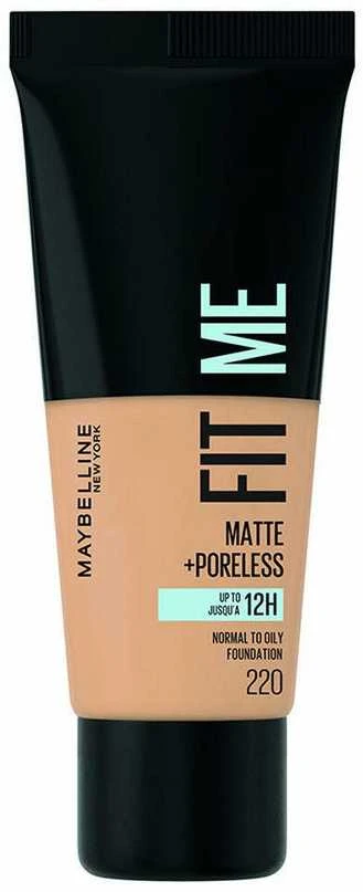 Makiažo pagrindas Maybelline Fit Me Matte+Poreless (220 Natural Beige) 30ml
