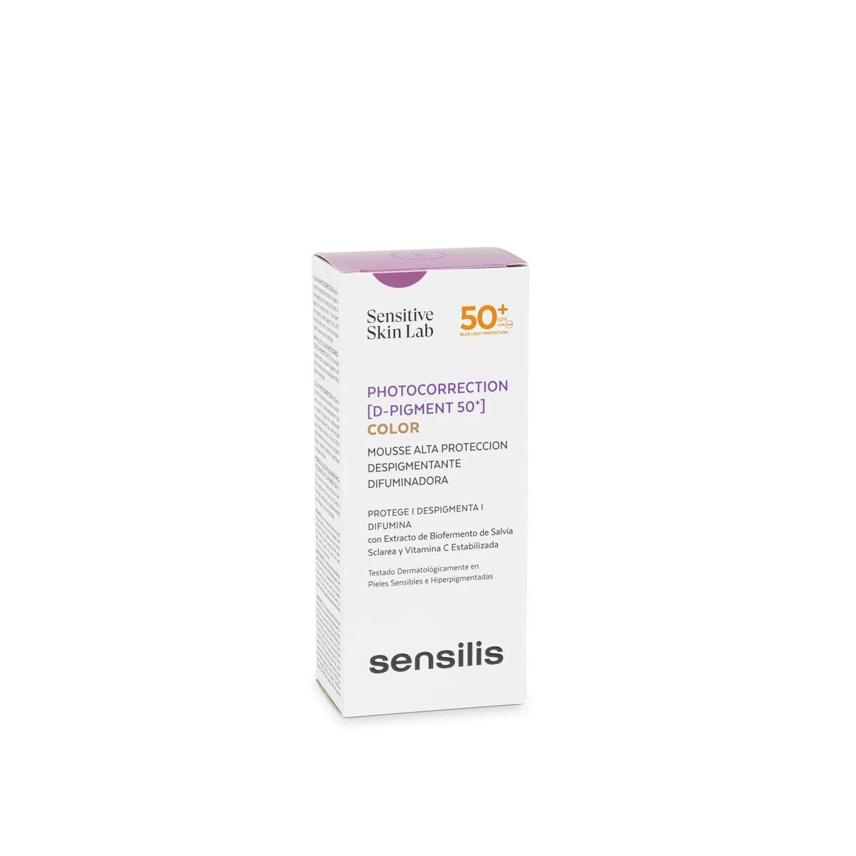 Sensilis Photocorrection D-Pigment SPF50+ Color veido kremas su atspalviu 40 ml