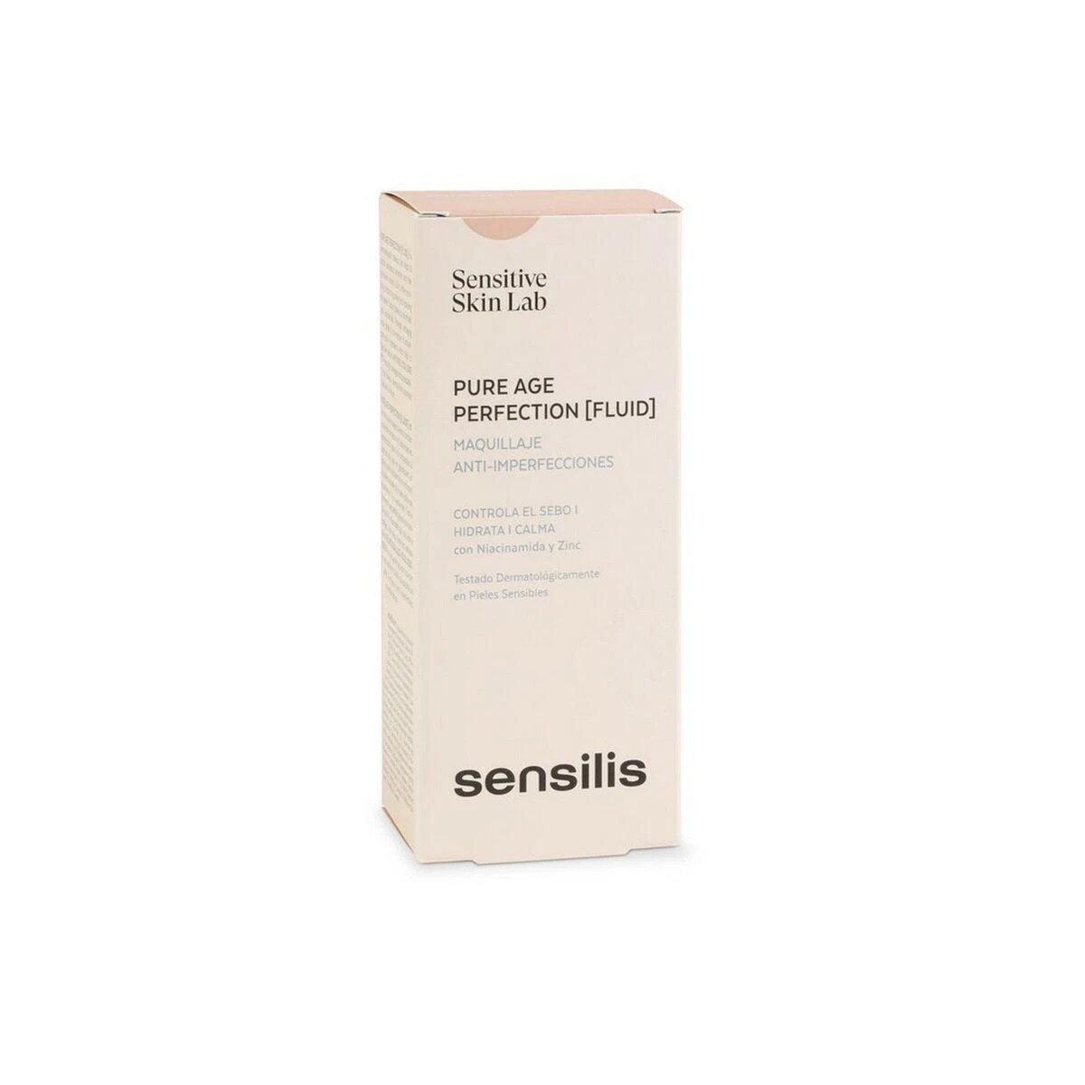 Kremas-makiažo pagrindas Sensilis Pure Age Perfection 02-sand Priemonė nuo spuogų (30 ml)