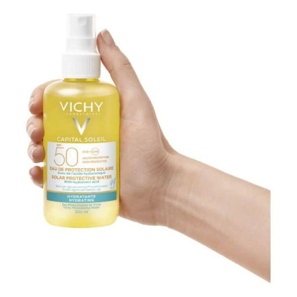 L'Oreal "Vichy Capital Soleil" drėkinamasis vanduo saugantis nuo saulės SPF50 200ml