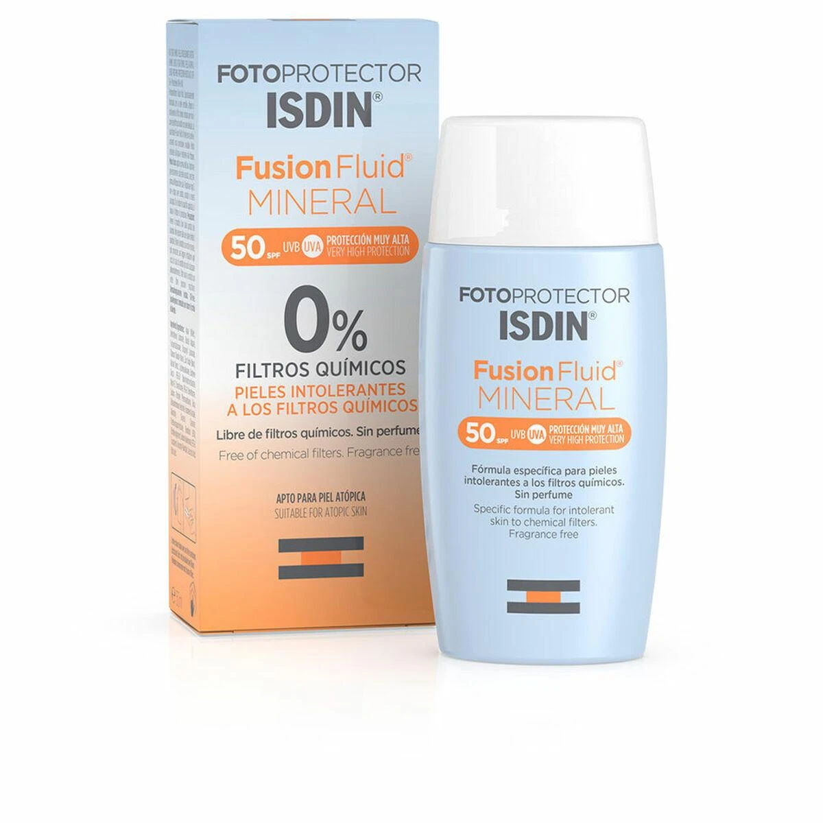 Isdin Fusion Fluidas Mineralinis su Spf50 50ml