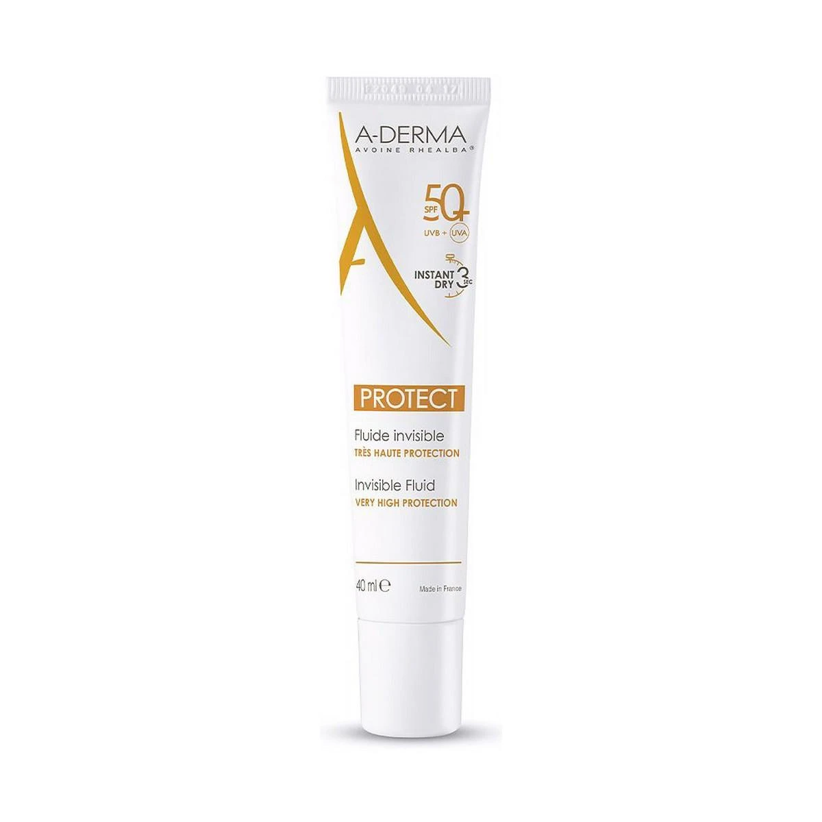 "A-derma Protect Fluid 50+" apsauga nuo UV spindulių 40ml