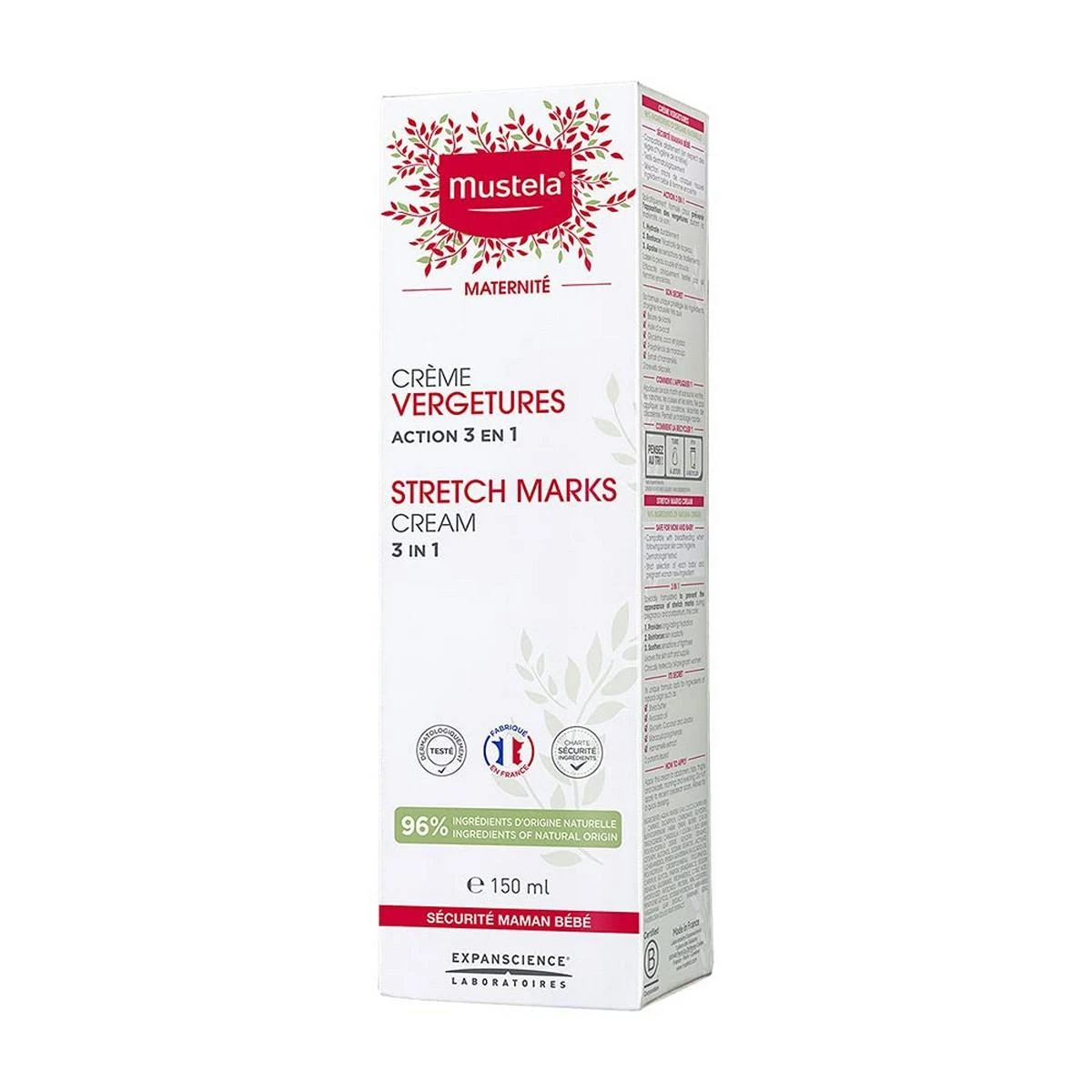 "Mustela" kremas nuo strijų "Action 3 in 1" 150ml