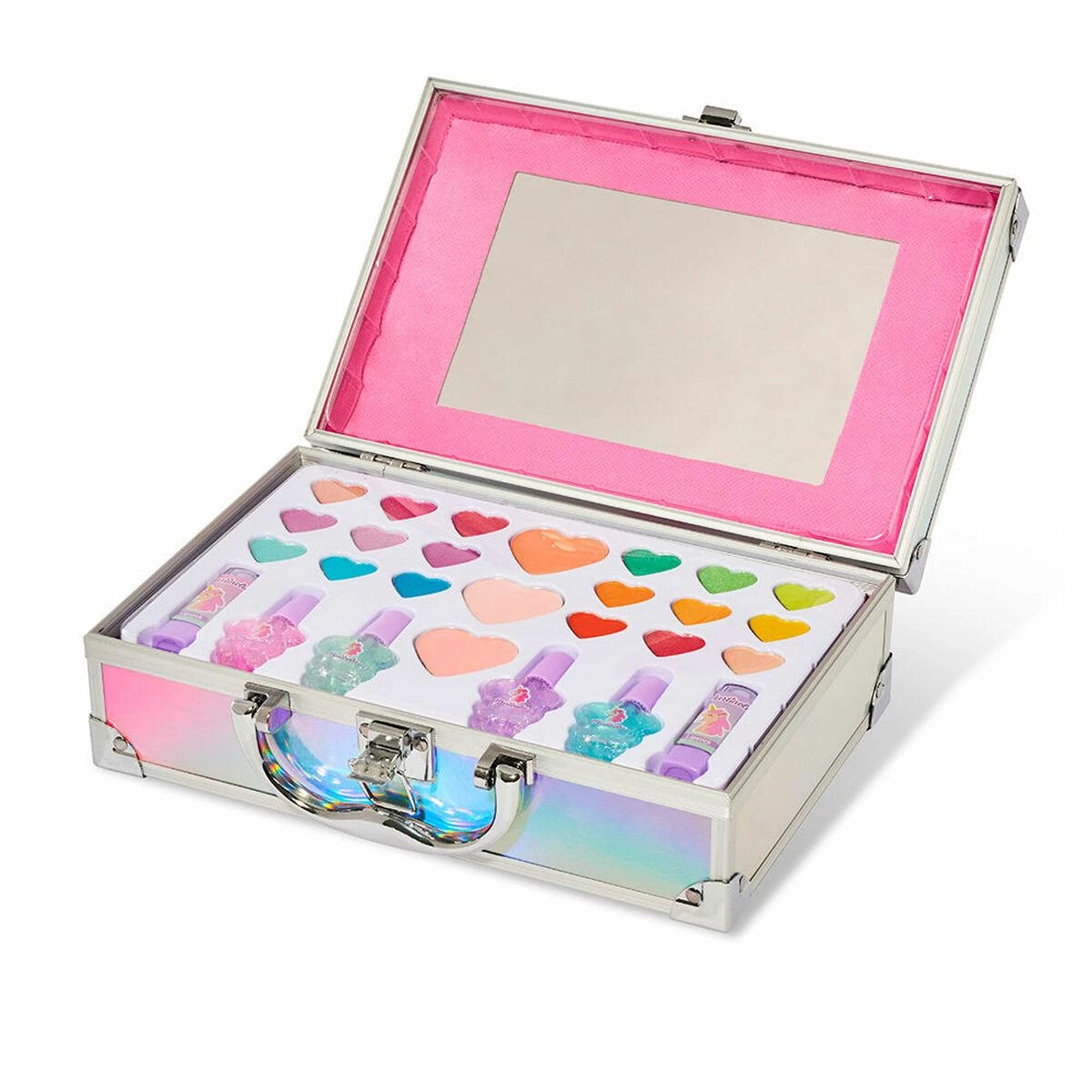 Martinelia Little Unicorn Perfect Traveller Glitter Case vaikiškos kosmetikos rinkinys lagaminėlyje