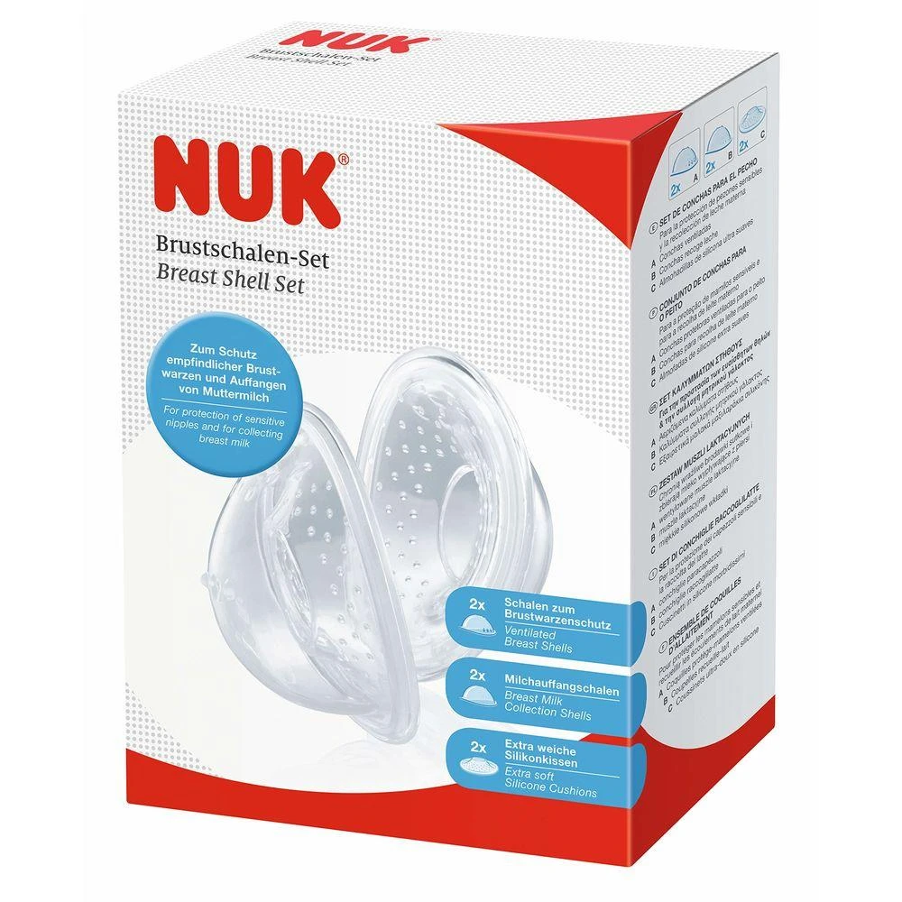 NUK 252067 krūtų apvalkalų rinkinys 6 vnt