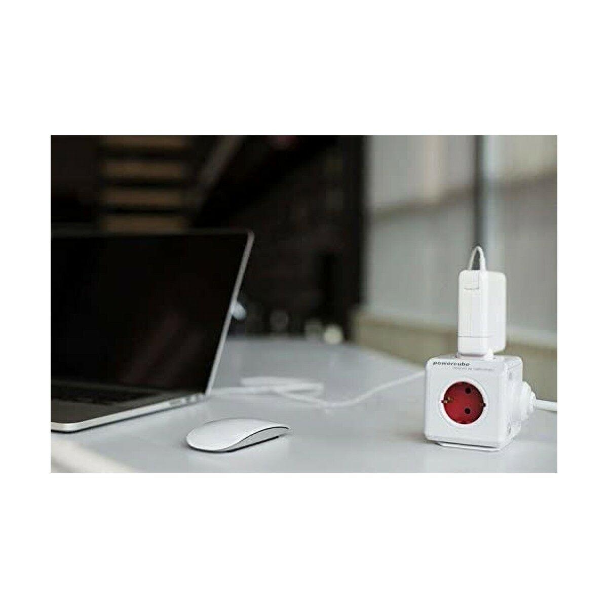 Allocacoc "PowerCube Original USB" Raudona