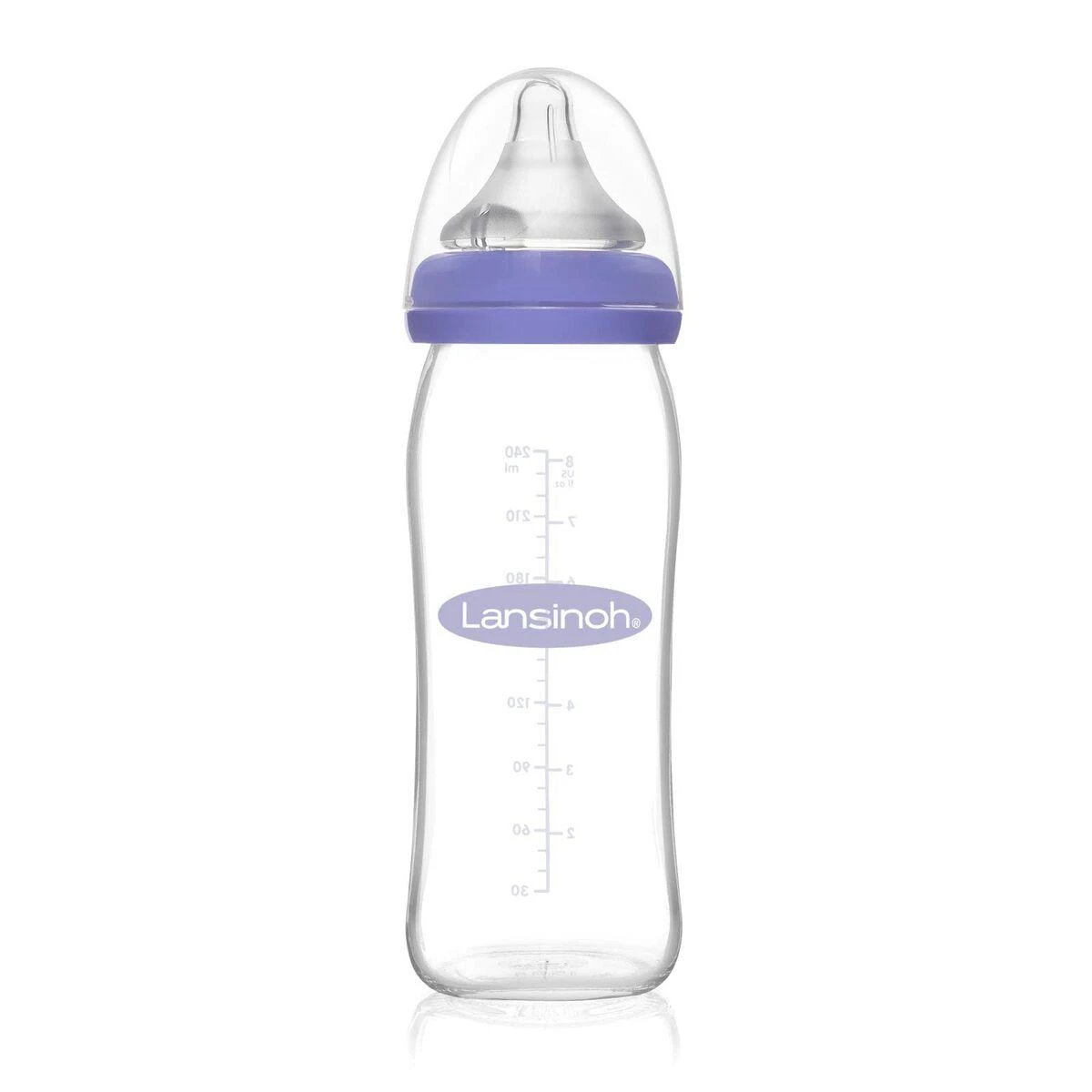 Lansinoh Buteliukas ze smoczkiem Natural Wave* 240ml (7018455)