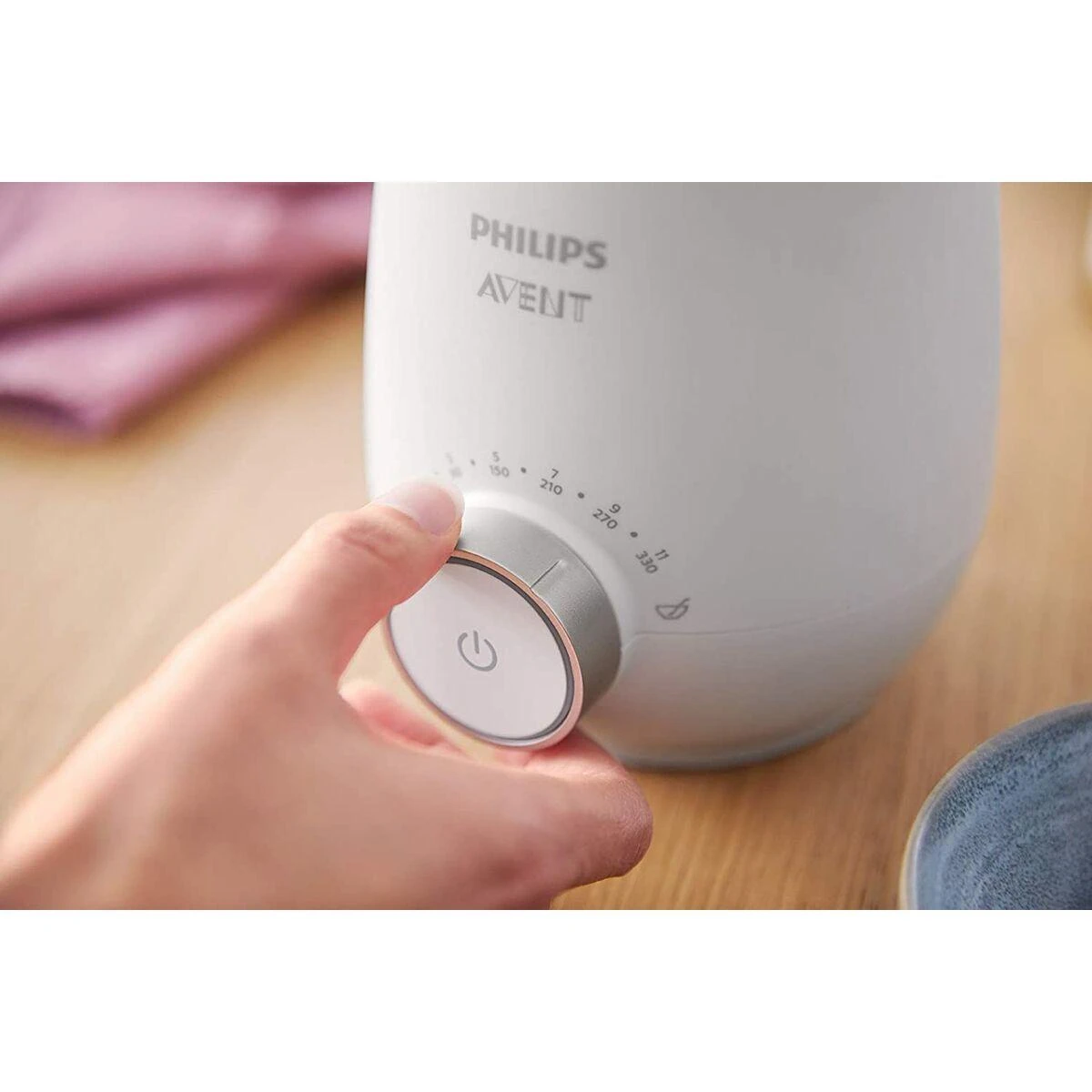 Philips Avent Premium Greitai veikiantis buteliukų šildytuvas SCF358/00