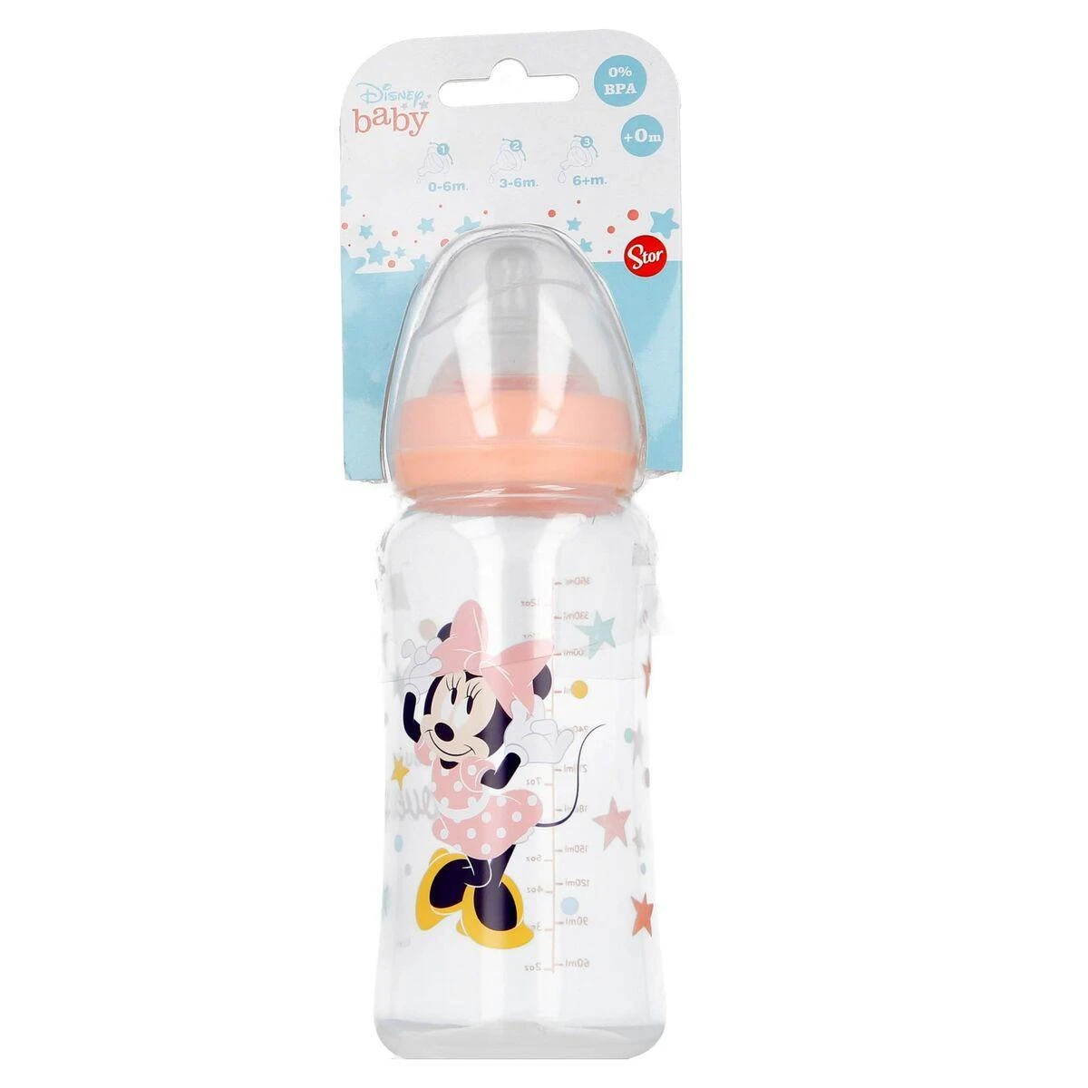 Minnie Mouse Mickey Mouse buteliukas su šiaudų mėlyna spalva