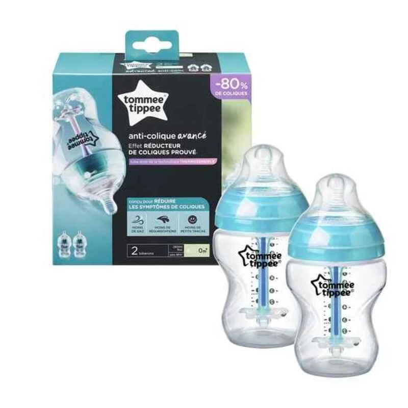TOMMEE TIPPEE buteliukai ANTI-COLIC, 260 ml, 2 vnt., 42252586