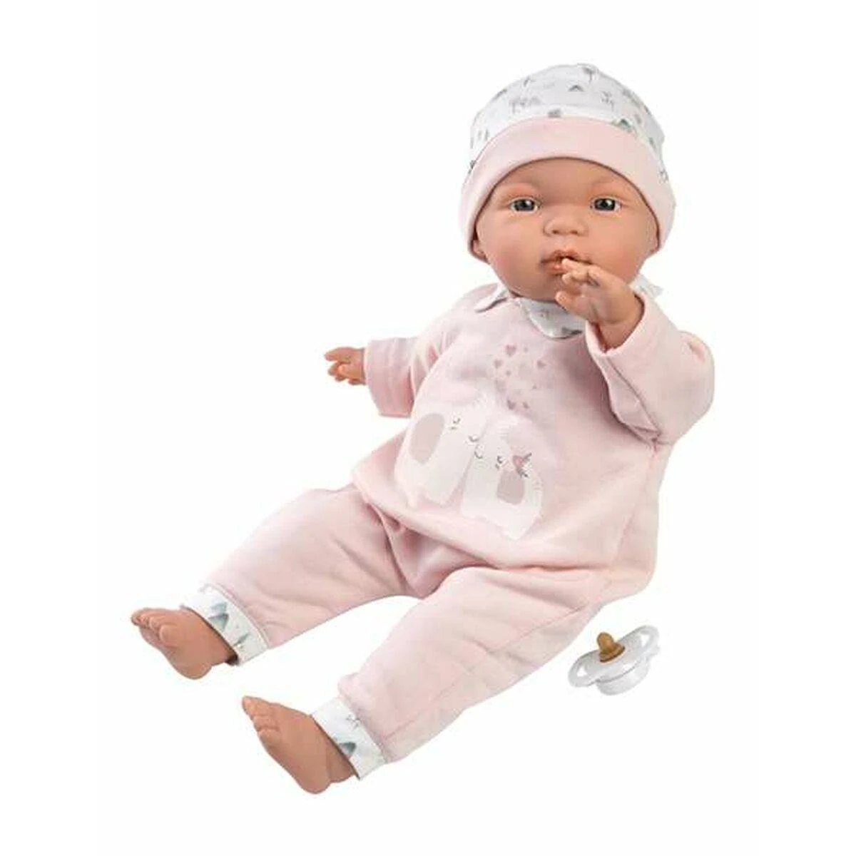Llorens Llorens 13848 Lėlė Baby 38 cm Joelle su minkštu pilvuku mergaite
