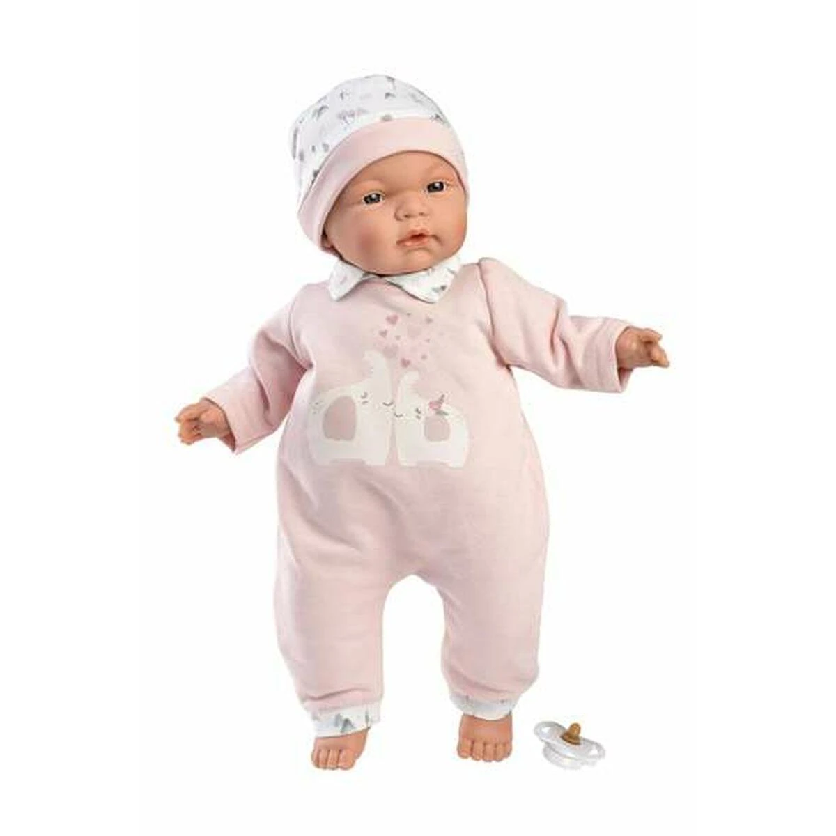 Llorens Llorens 13848 Lėlė Baby 38 cm Joelle su minkštu pilvuku mergaite