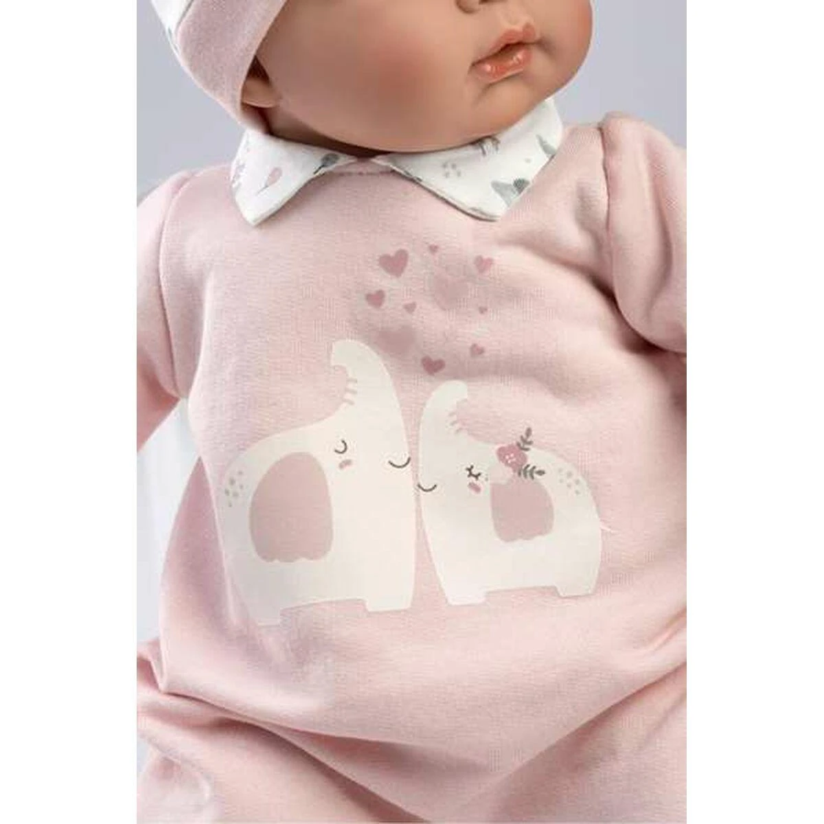 Llorens Llorens 13848 Lėlė Baby 38 cm Joelle su minkštu pilvuku mergaite