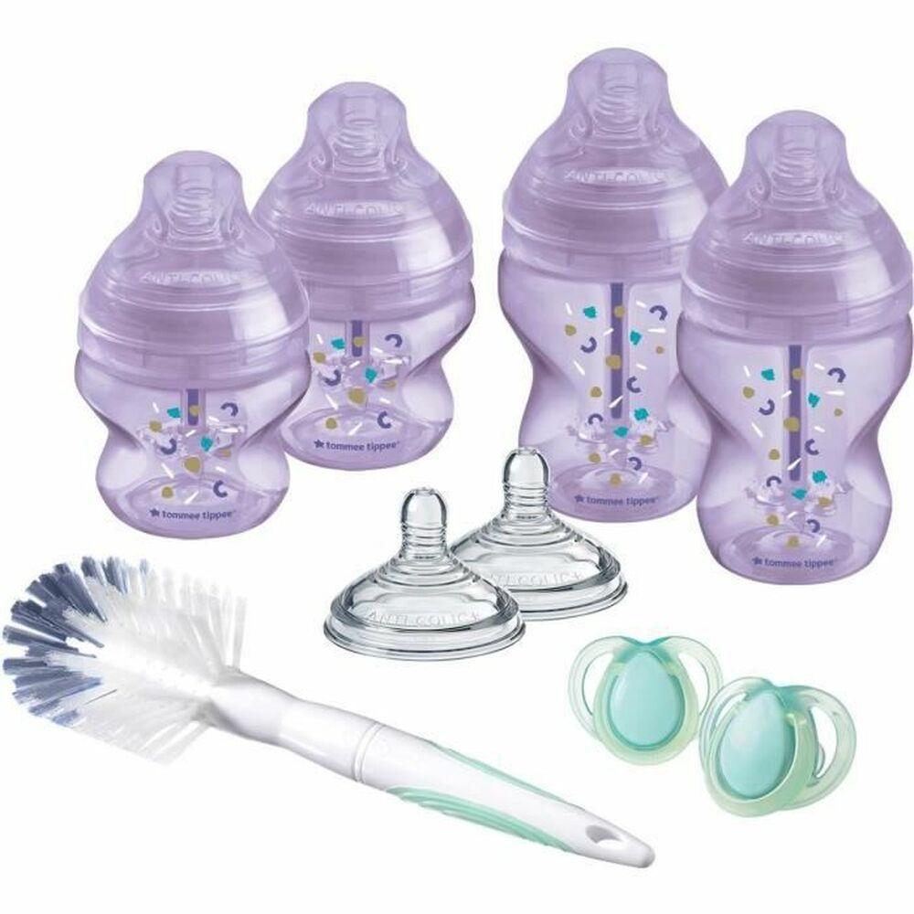 TOMMEE TIPPEE ADVANCED ANTI-COLIC MAITINIMO PRADŽIOS RINKINYS, PURPLE