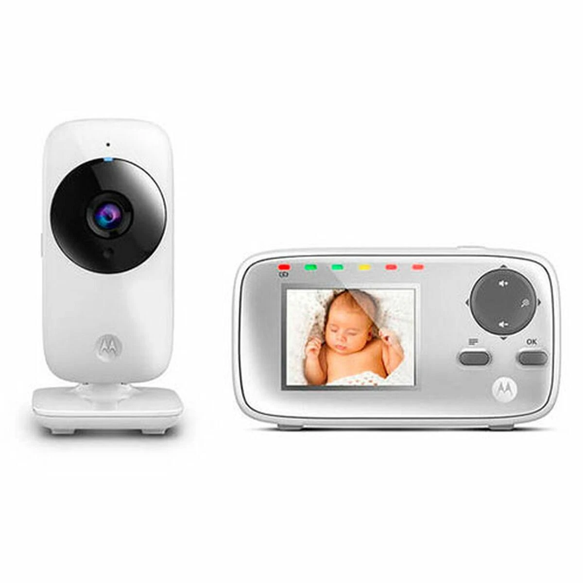 Kūdikio stebėjimo kamera Motorola VM482 2.4", Baltos/Pilkos spalvos