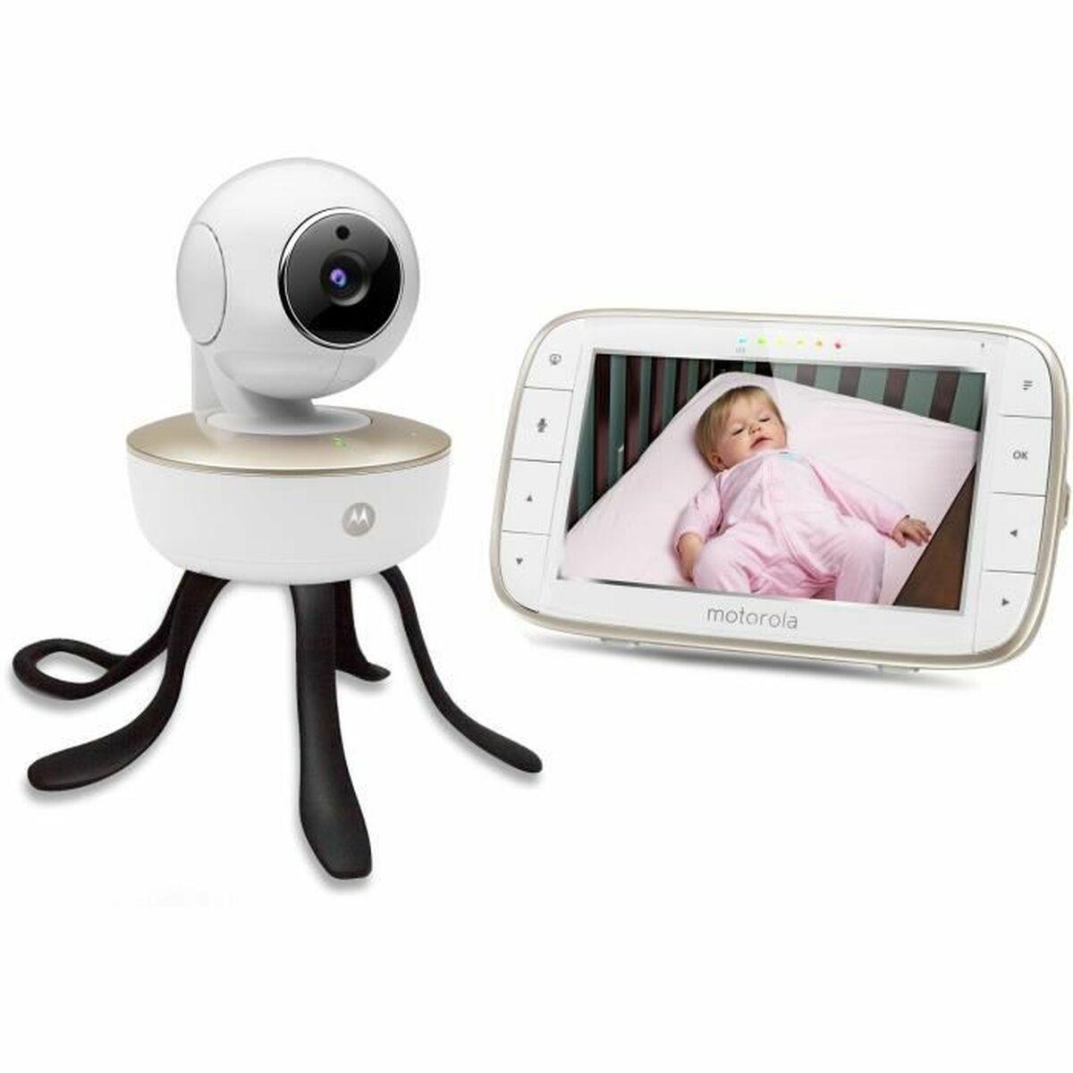 Motorola Smart Video Baby Monitor With Wi-Fi - 3.5" LCD Parent Unit, Night Vision & Two-Way Audio