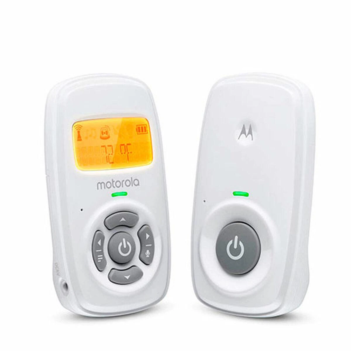 Kūdikio stebėjimo kamera Motorola AM24, Baltos/Pilkos spalvos aprašymas - Prekės nuotrauka