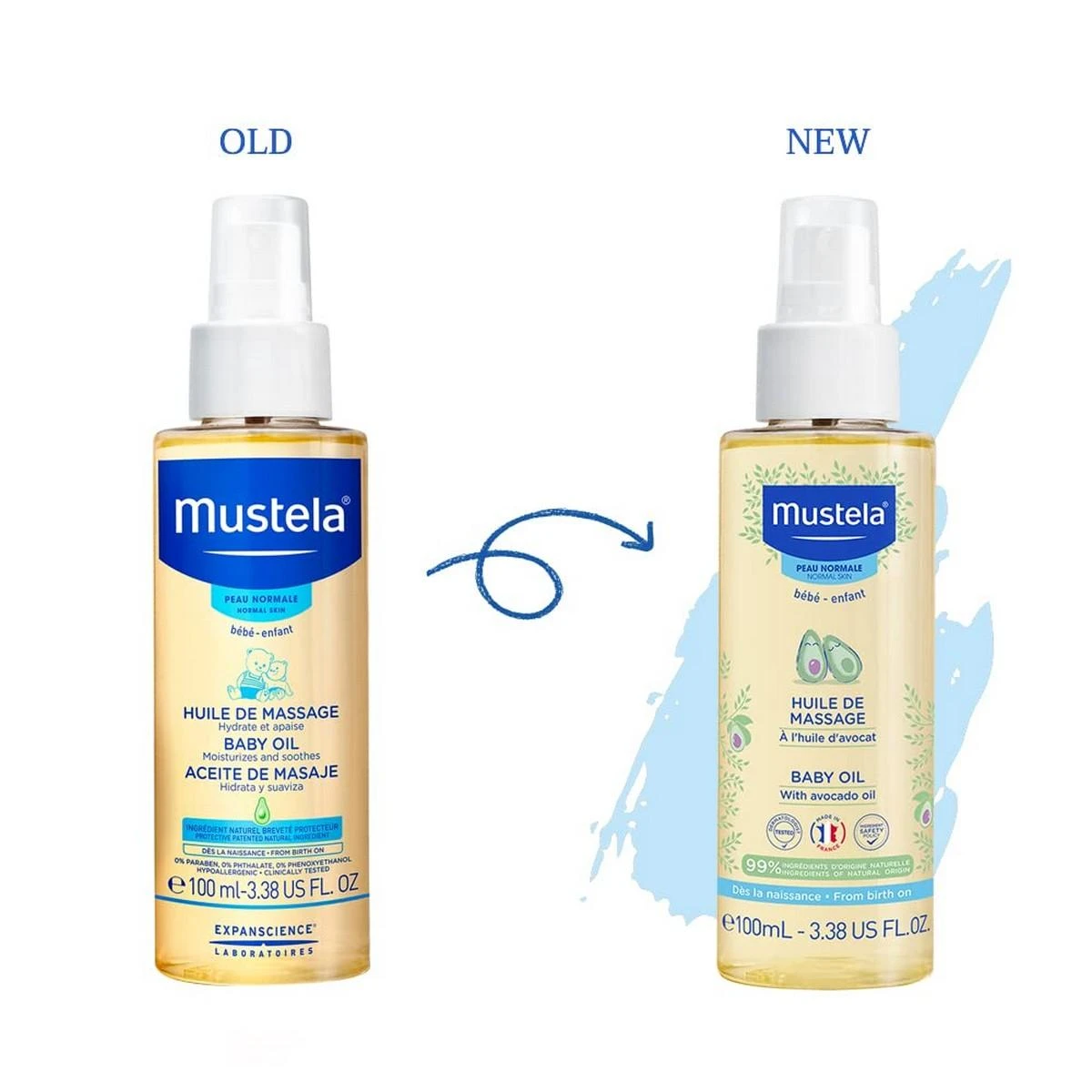 "Mustela kūdikių aliejus" 100ml