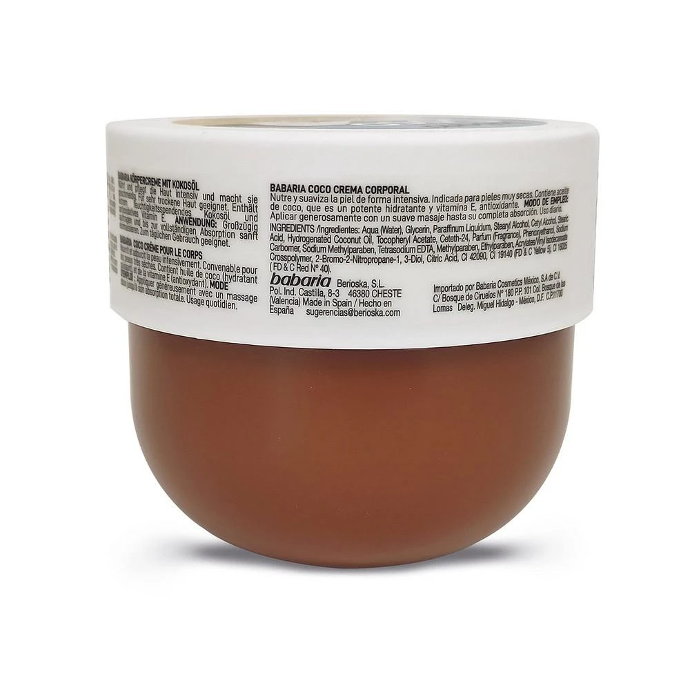 Babaria Kokosų kūno kremas 400ml