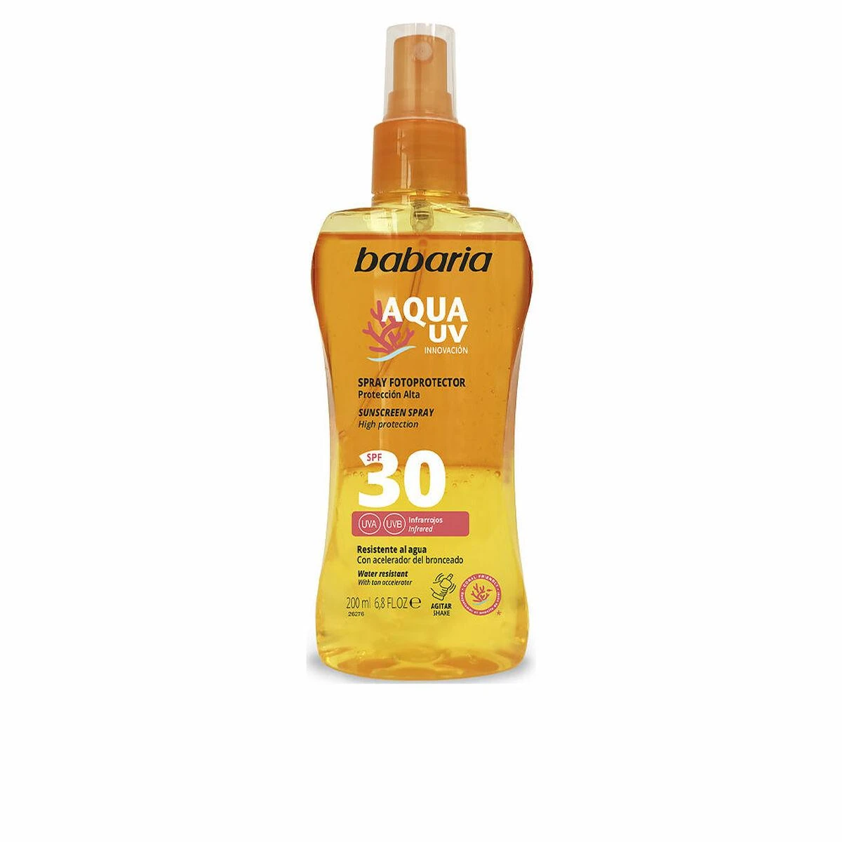 Apsaugos nuo saulės purškiklis Babaria Sun SPF 30, 200 ml