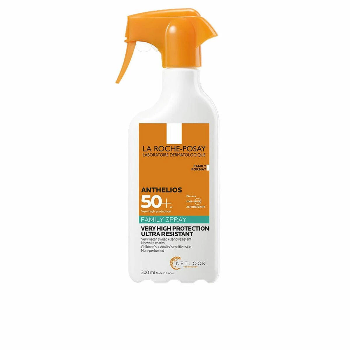 La Roche-Posay Anthelios Family Purškiklis SPF 50+ apsauginis purškiklis nuo saulės visai šeimai, 300 ml