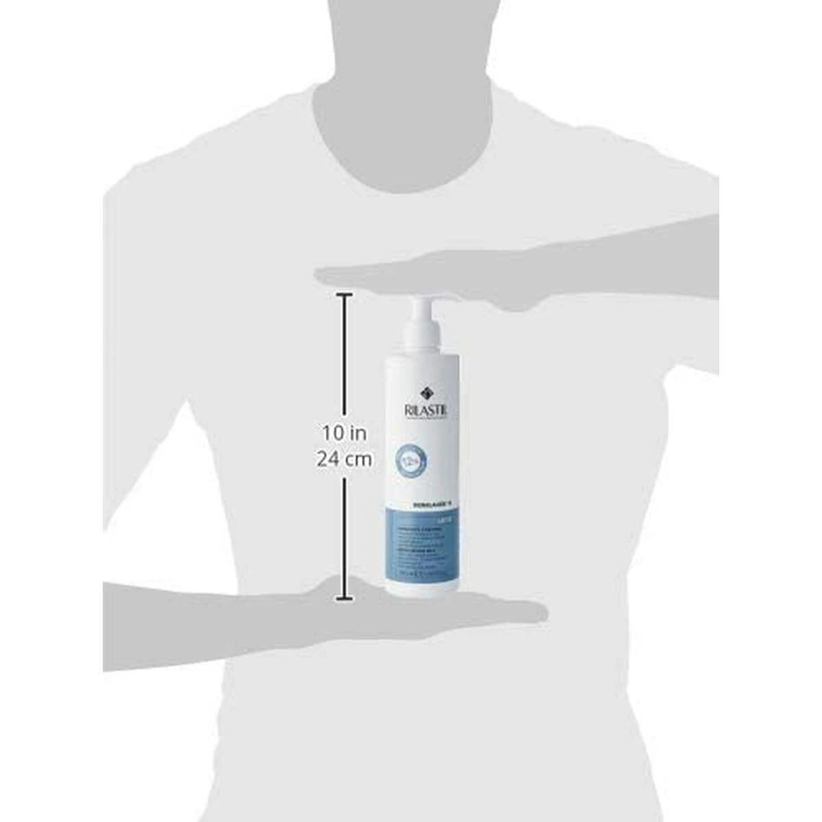 "Rilastil Xerolact" 12 % keratino kiekį reguliuojantis drėkinamasis pienelis 400 ml