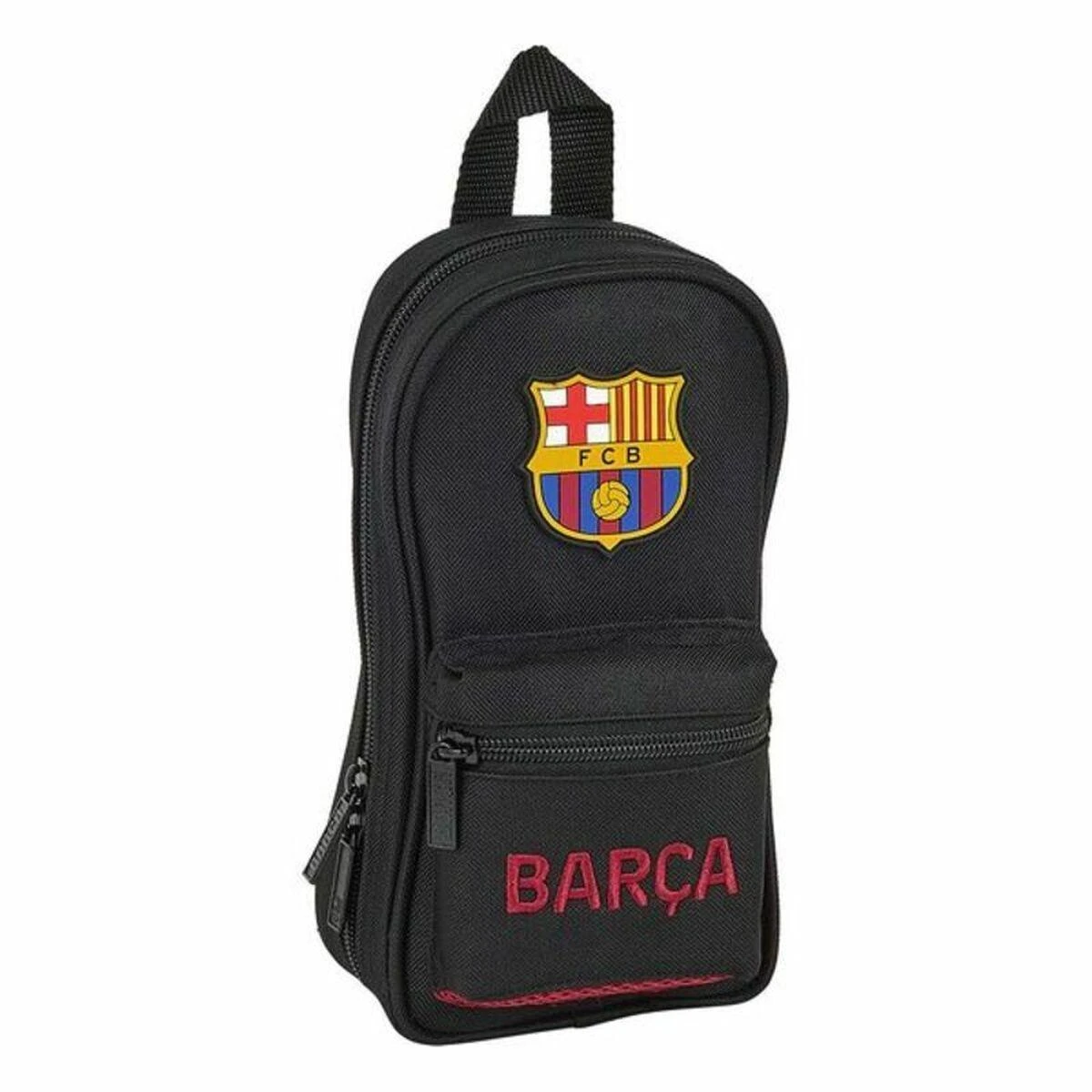 Safta Kuprinė su pieštuko dėklu F.C. Barcelona Juoda (33 Dalys)