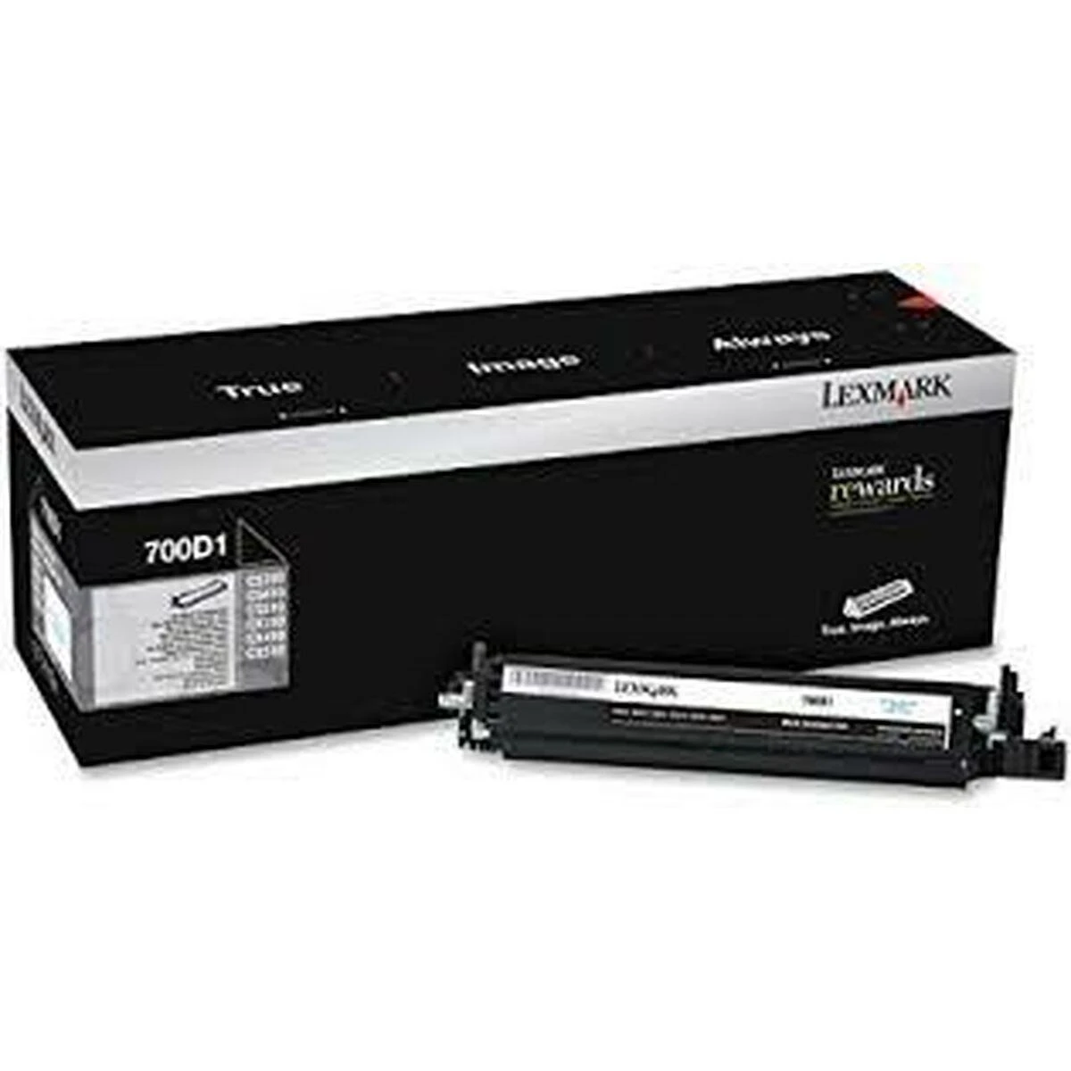 Lexmark 70C0D10 lazerinis cartridge, Juodas