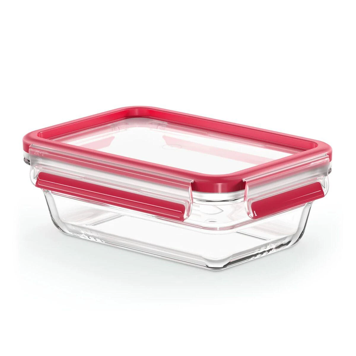 Emsa Emsa Clip&Close Glass Food Container Square 700 ml