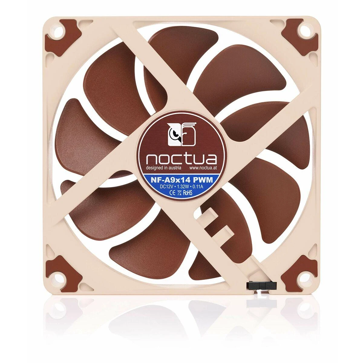 Korpuso Ventiliatorius - Noctua NF-A9X14 PWM 9.2 cm Rudas