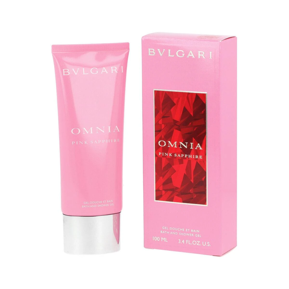 Bvlgari Omnia Rožinė Sapphire Dušo želė moterims, 100 ml