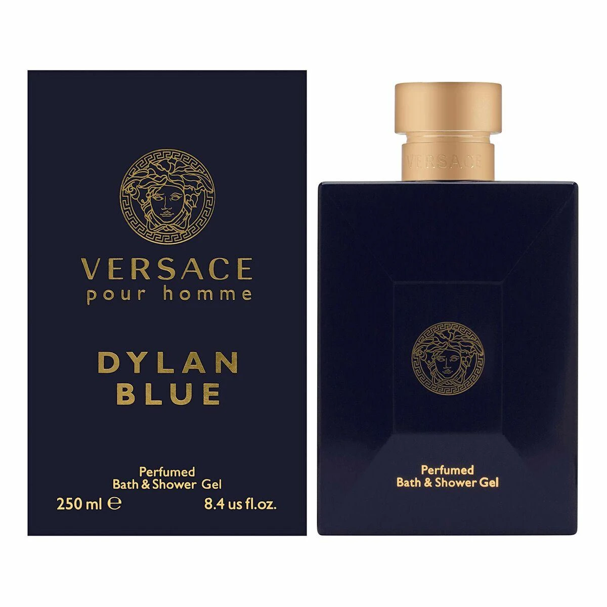 Versace Dylan Mėlyna Pour Homme Bath & Dušo želė parfumuota dušo želė vyrams, 250 ml