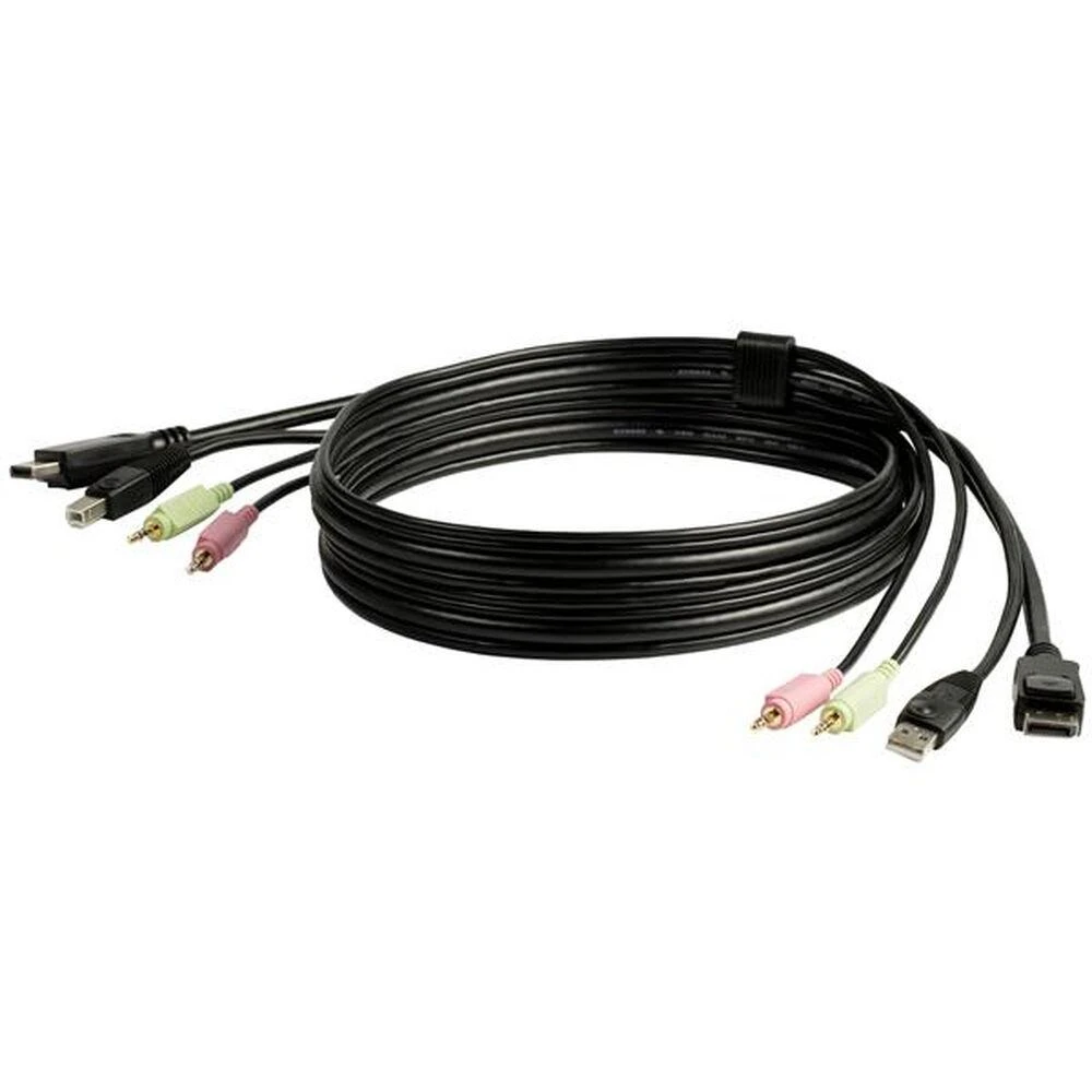 StarTech KVM kabelių rinkinys su DisplayPort ir USB jungtimis