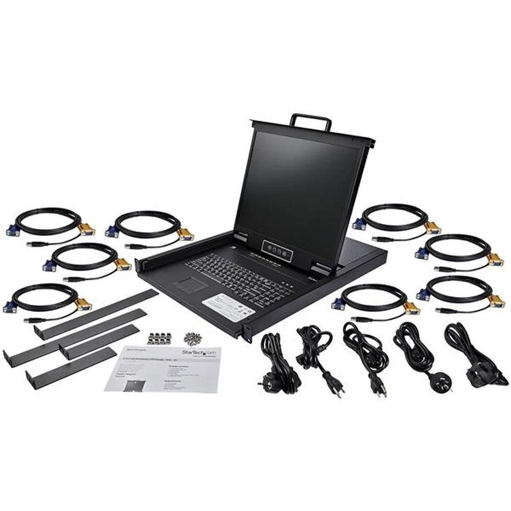 Konsolė KVM StarTech 8 PORT RACKMOUNT KVM Žaidimų konsolė 8 PORT RACKMOUNT KVM Žaidimų konsolė