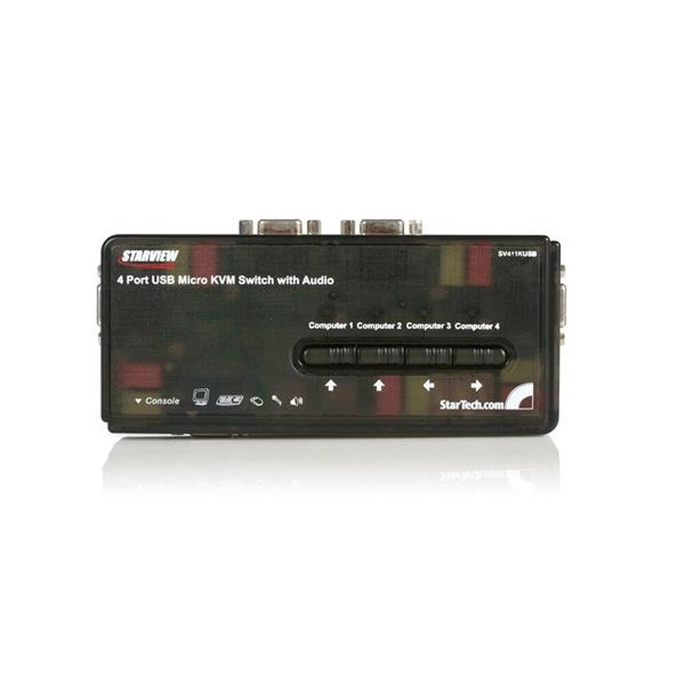 StarTech.com SV411KUSB KVM jungiklis Juoda