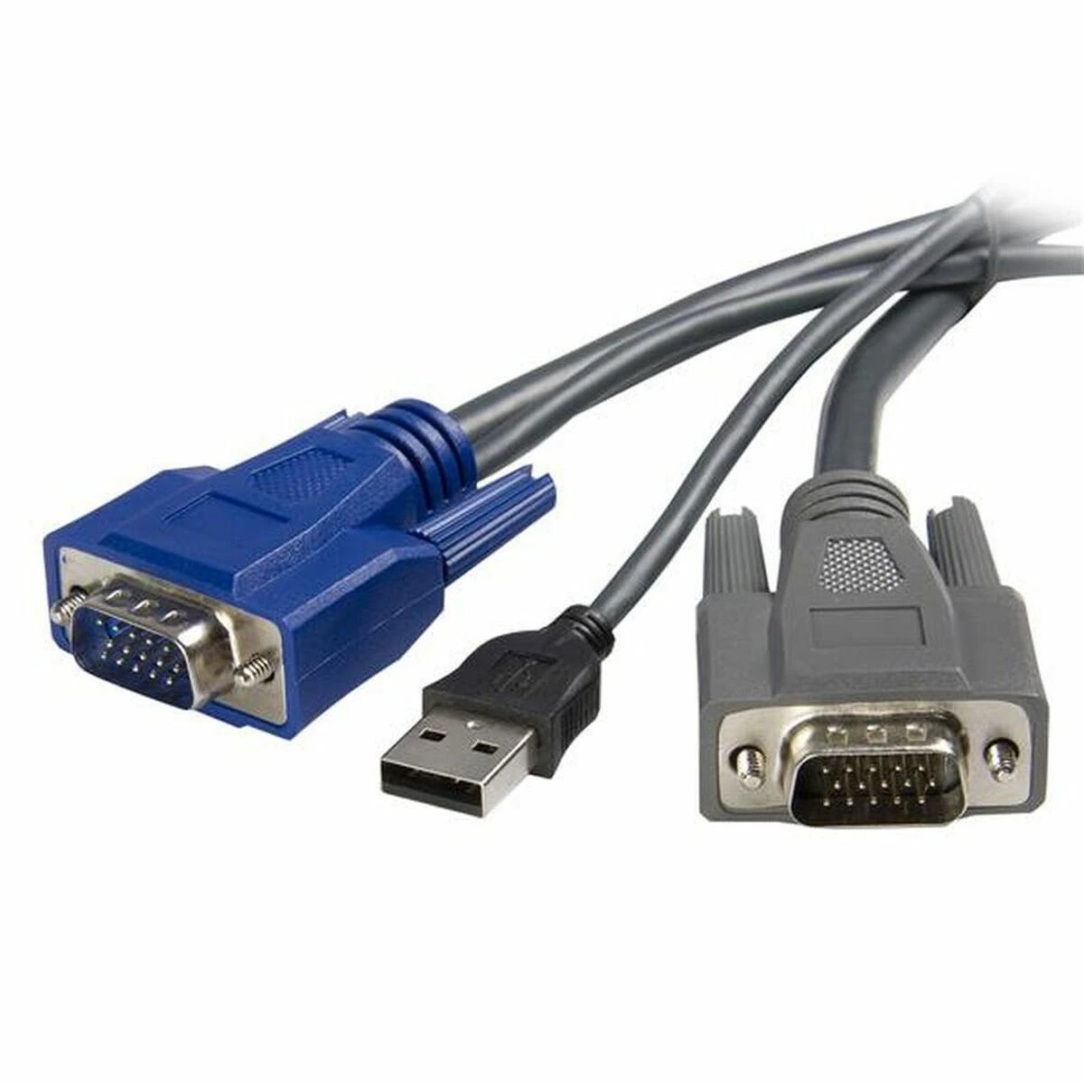 StarTech KVM kabelių jungtys: VGA ir USB