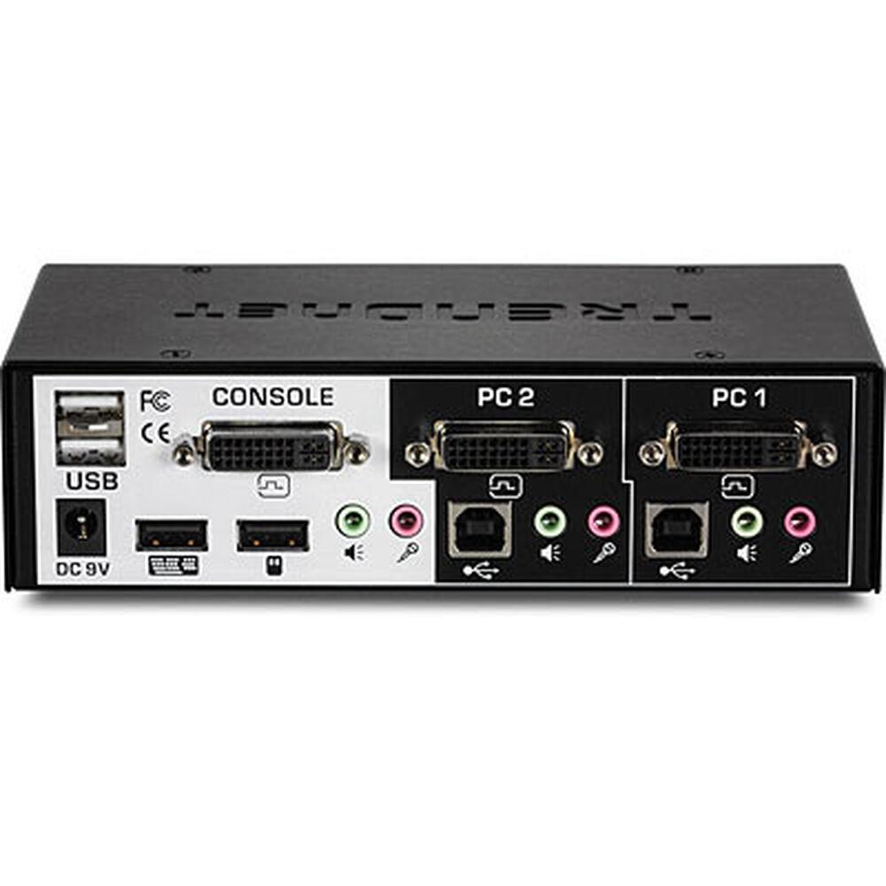 TRENDnet KVM 2 prievadų DVI jungiklių rinkinys – TK-222DVK