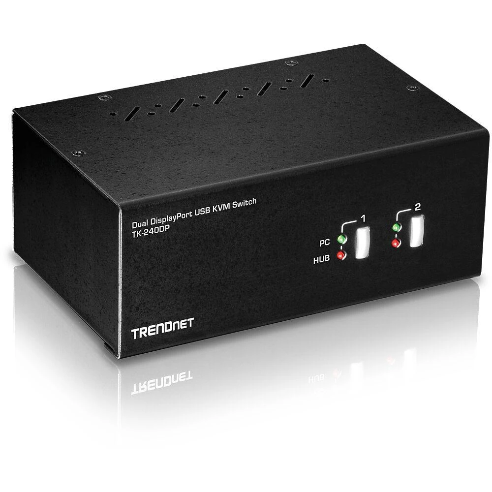 Carruzzo Trendnet TK-240DP KVM jungiklis Juoda