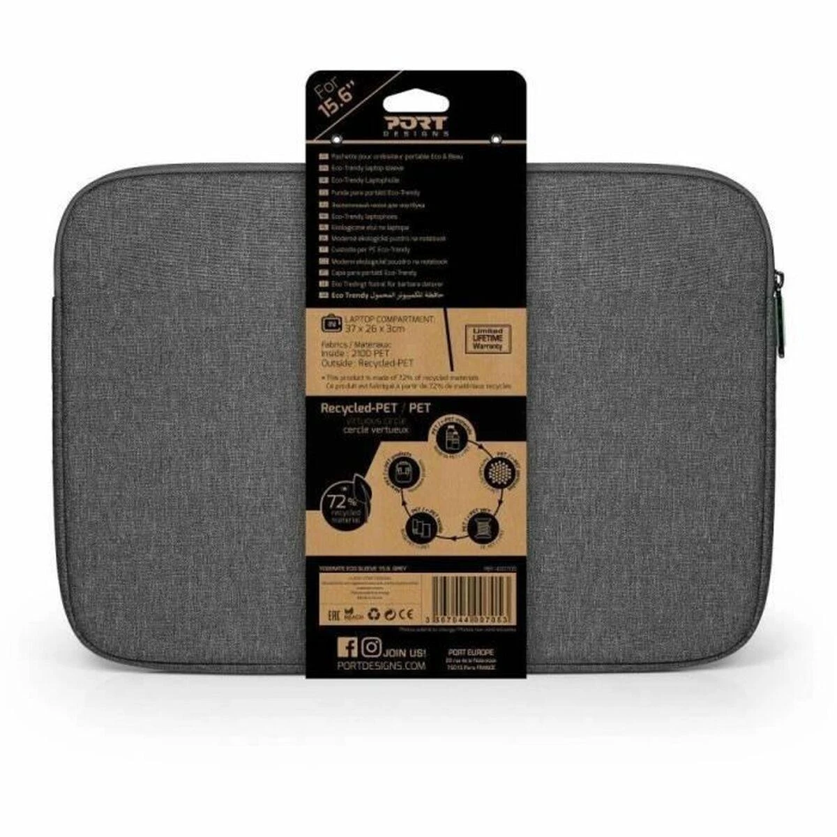PORT DESIGNS | Yosemite Eco Sleeve 13/14 | Sleeve | Pilkas