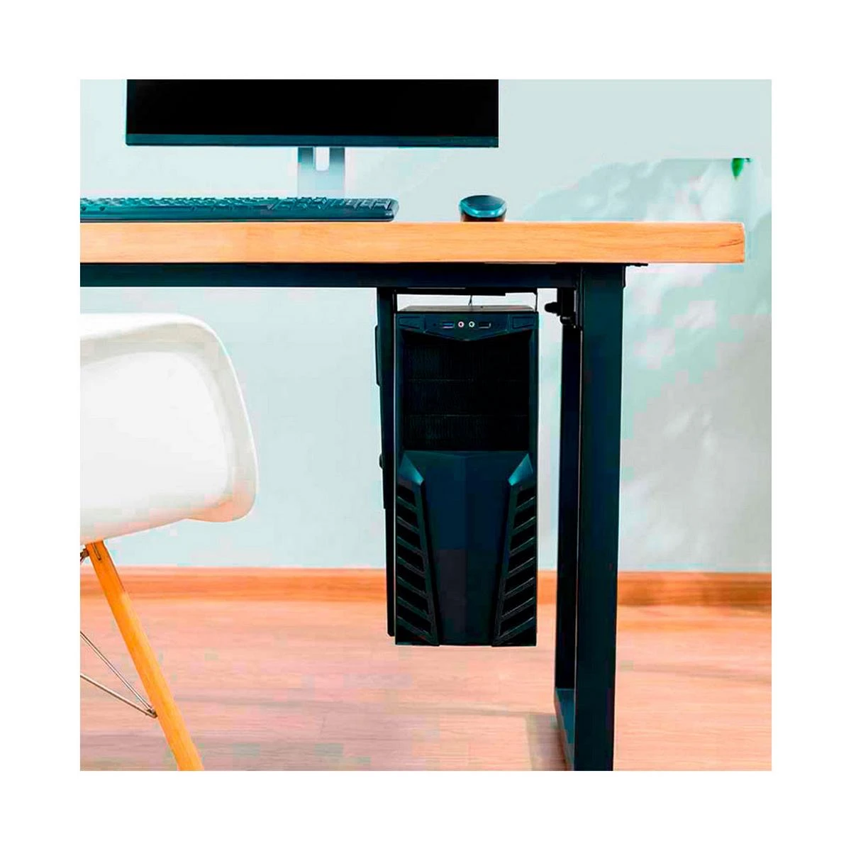 LOGILINK EO0005 LOGILINK - Reguliuojamas po stalu ir sieninis CPU laikiklis, pasukamas