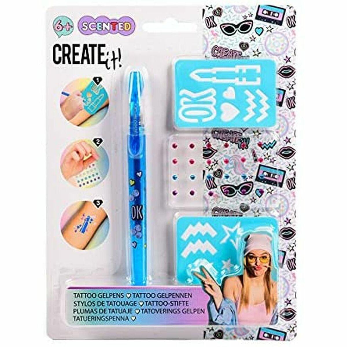Create It SUKURKITE JĄ! tatuiruočių tušinukų rinkinys 84209 /1