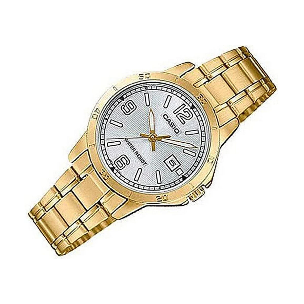 Casio moteriškas laikrodis LTP-V004G-7B2 (zd642b) + dėžutė