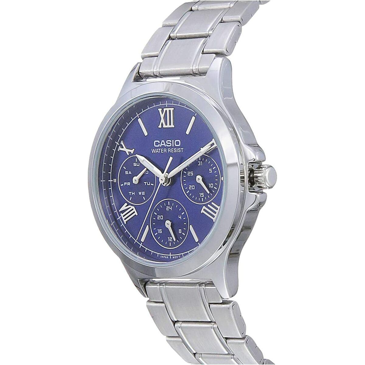 Laikrodis Casio Vintage kolekcija CASIO COLLECTION LADY MULTIFUNCTION - Mėlynas LTP-V300D-2A2UDF