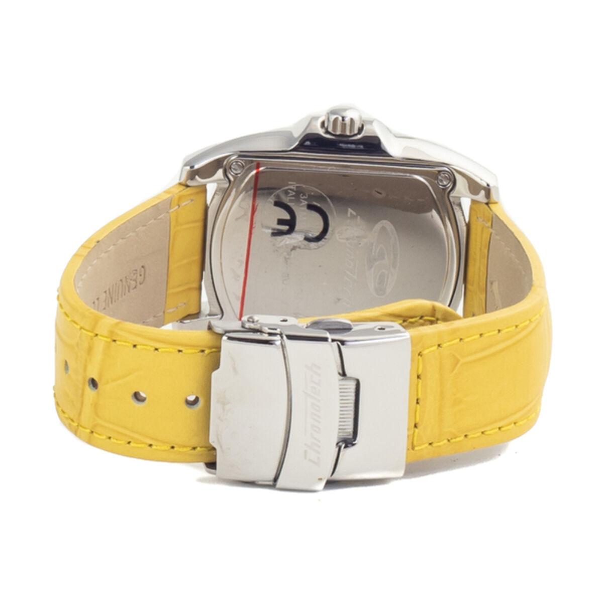 Laikrodis CHRONOTECH CT7274L-02. Kwarcowy, Kolor geltona. Kobieta.