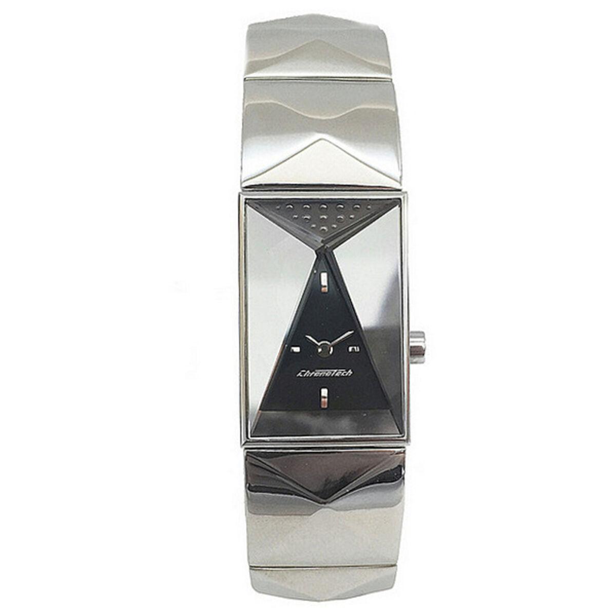 Laikrodis CHRONOTECH CT7357S-03M. Kwarcowy, Kolor juoda. Kobieta.