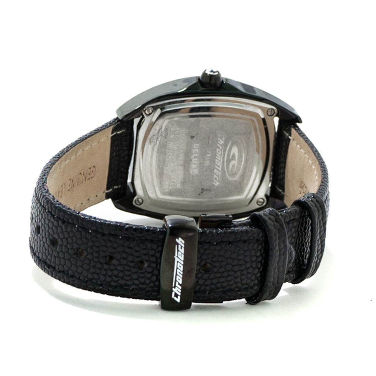 Laikrodis CHRONOTECH CT7814L-01. Kwarcowy, Kolor juoda. Kobieta.