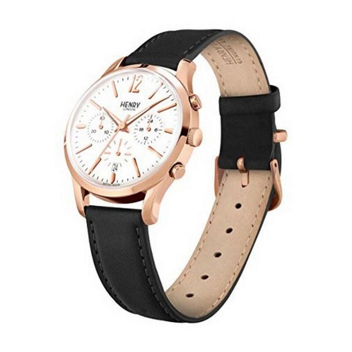 Laikrodis HENRY LONDON HL39-CS-0036. Kwarcowy, Kolor balta. Kobieta.