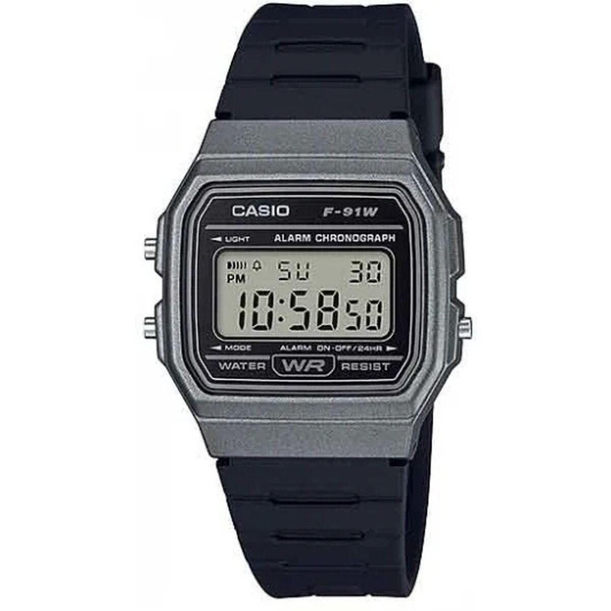 Laikrodis vyrams CASIO F-91WM-1BDF (zd102d)