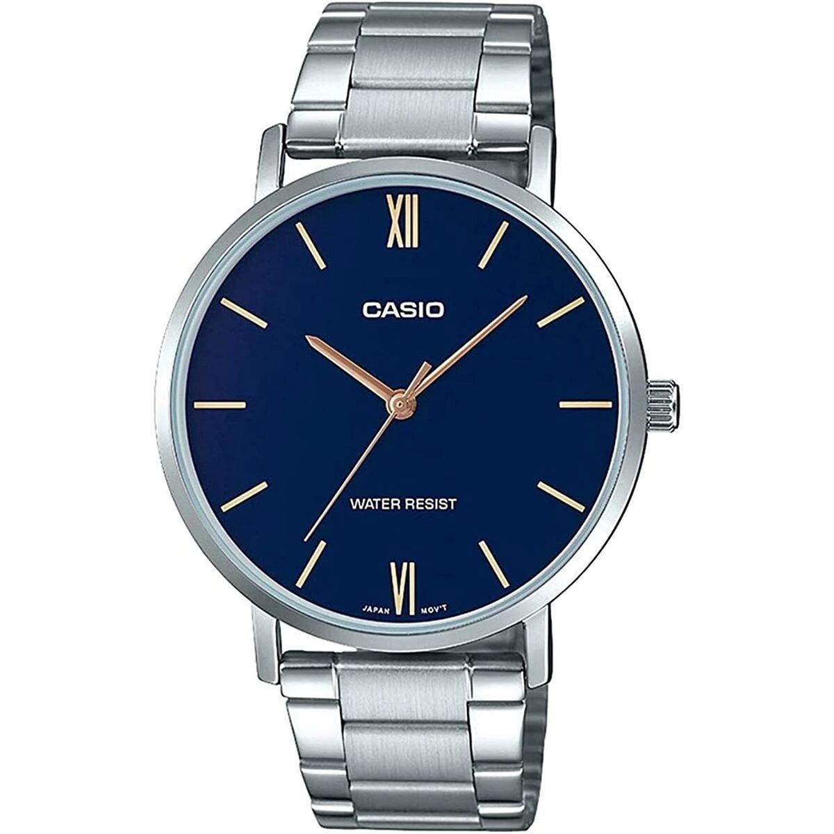 Laikrodis CASIO MTP-VT01D-2B MEN'S WATCH (zd165n) + BOX